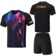 2025 Doha China National Team Black U Neck Ping Pong Uniform Quick Dry Custom Print