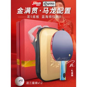 DHS Ma Long Hurricane Long 5X Table Tennis Blade FL with gift of purchase