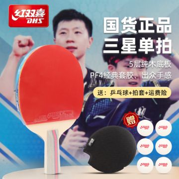 DHS T3006 T.T. PADDLE - SHORT HANDLE AND PIMPLE IN