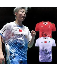 New Chinese National Badminton Team Competition Women's Outfit- Shi Yuqi Same Style-Purple