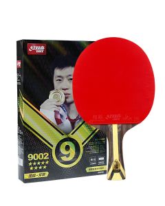 DHS 9-Star Hurricane Table Tennis Racket Long Handle Flared